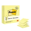 New Pop-up Notes, 3" x 3", Canary Collection, 100 Sheet/Pad, 24 Pads/Pack (R33024VAD) Post-It Notes