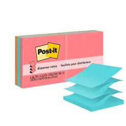 Discount Pop-up Notes, 3" x 3", Collection, 100 Sheet/Pad, 6 Pads/Pack (R330-AN) Post-It Notes