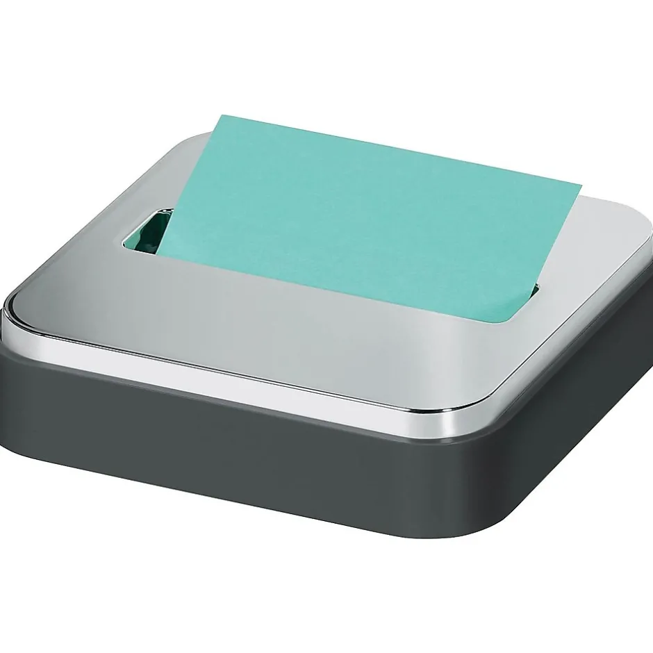 Discount ® Pop-up Notes Dispenser for 3" x 3" notes, Black with Steel Top (STL-330-B) Pop-Up Dispensers