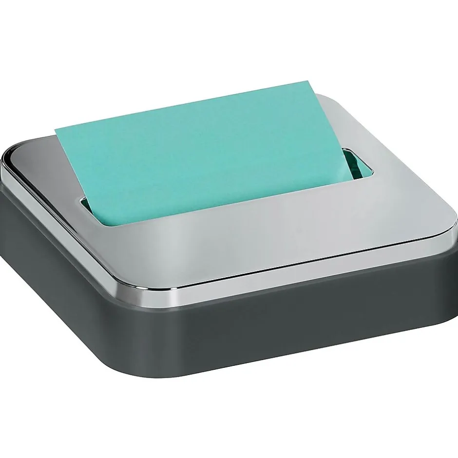 Discount ® Pop-up Notes Dispenser for 3" x 3" notes, Black with Steel Top (STL-330-B) Pop-Up Dispensers