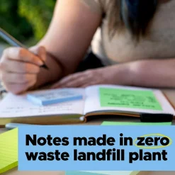 Hot Recycled Super Sticky Notes, 4