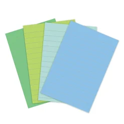 New Recycled Super Sticky Notes, 4" x 6", Collection, 45 Sheet/Pad, 4 Pads/Pack (4621R-4SST) Post-It Notes