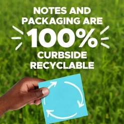 Outlet Recycled Super Sticky Notes, 4