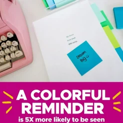 Hot Recycled Super Sticky Notes, 3