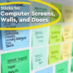 Hot Recycled Super Sticky Notes, 3