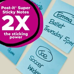 Hot Recycled Super Sticky Notes, 3