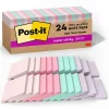 Sale Recycled Super Sticky Notes, 3" x 3", Wanderlust Pastels Collection, 70 Sheet/Pad, 24 Pads/Pack (654R-24SSNRPCP) Post-It Notes