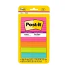 Super Sticky Notes, 4" x 4", Supernova Neons Collection, Lined, 45 Sheet/Pad, 4 Pads/Pack (4421-4SSMX) Post-It Notes