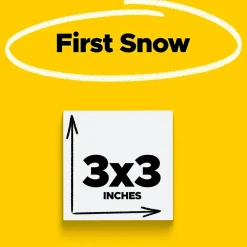 Clearance Super Sticky Notes, 3" x 3", , 90 Sheet/Pad, 5 Pads/Pack (654-5SSW) Post-It Notes