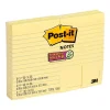 Online Super Sticky Notes Combo Pack, Assorted Sizes, Canary Collection, 90 Sheet/Pad, 12 Pads/Pack (4642-12SSCY) Post-It Notes