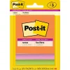 Super Sticky Notes, 3" x 3", Energy Boost Collection, 45 Sheet/Pad, 4 Pads/Pack (3221-SSAU) Post-It Notes