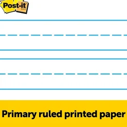 Clearance ® Super Sticky Tabletop Easel Pad, 20" x 23", Primary Lined, 20 Sheets/Pad (563PRL) Easel Paper Pads