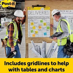 Hot Super Sticky Wall Easel Pad, 25" x 30", Grid Lined, 30 Sheets/Pad, 4 Pads/Pack (560VAD4PK) Easel Paper Pads