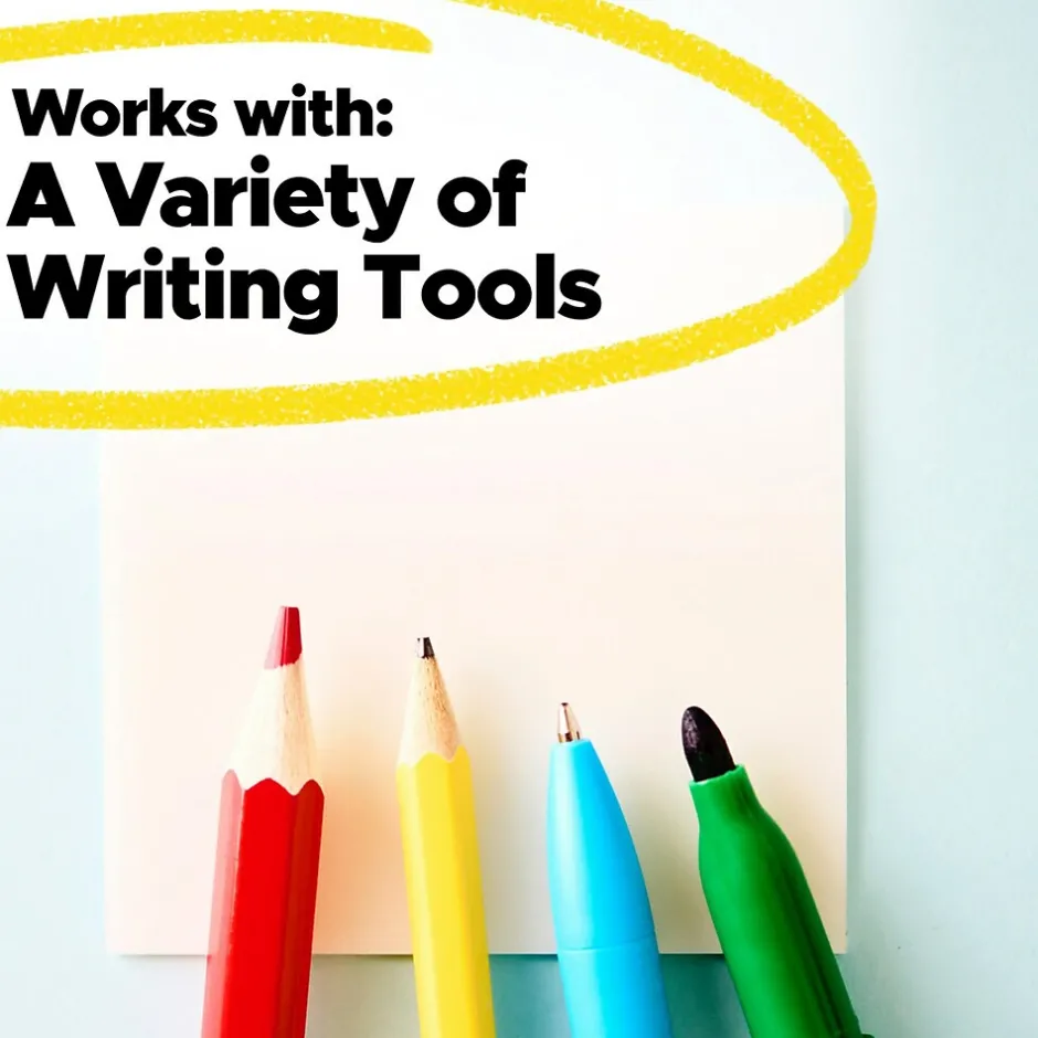 Clearance Transparent Notes, 2.8" x 2.8", Assorted Collection, 30 Sheet/Pad, 3 Pads/Pack (600-3COL) Post-It Notes