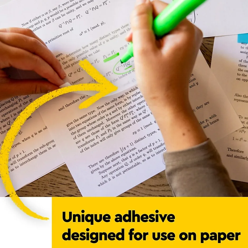 Clearance Transparent Notes, 2.8" x 2.8", Assorted Collection, 30 Sheet/Pad, 3 Pads/Pack (600-3COL) Post-It Notes