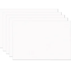 New 12" x 18" Construction Paper, Bright White, 100 Sheets/Pack, 5 Packs (PAC8708-5) Construction Paper