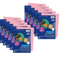 Online Prang® Construction Paper, Pink, 9" x 12", 50 Sheets Per Pack, 10 Packs (PAC7003-10) Construction Paper