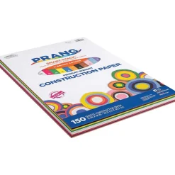 Discount Smart Stack 12" x 18" Construction Paper, Assorted Colors, 150 Sheets/Pack (P6526) Construction Paper