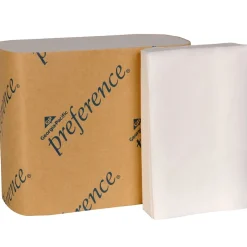 Georgia-Pacific Preference 2-Ply Single Fold Interfold Toilet Paper, White, 400 Sheets/Pack, 60 Packs/Carton (10101)