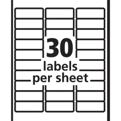 Pres-a-ply Laser/Inkjet Address Labels, 1