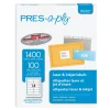 Avery PRES-a-ply Laser/Inkjet Address Labels, 1-1/3" x 4", White, 1,400 Labels/Box (30602)* Address Labels