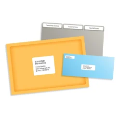 Pres-a-ply Laser/Inkjet File Folder Labels, 2/3