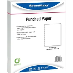 Hot Professional 8.5" x 11" Copy Paper, 20 lbs., 92 Brightness, 2500/Carton (04330) Copy Paper