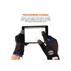 Work Gloves<Proflex 817 Reinforced Thermal Utility Gloves, Black, Large (17354)