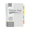 Pukka Pad B5 Study Book Customizable Notebook, 7.09" x 9.6", 120 Sheets, Gray/Silver (9824-STU) Best