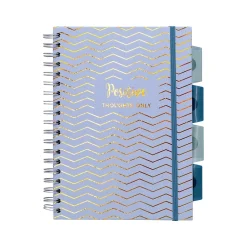Pukka Pad Haze 5-Subject Notebooks, 7.4" x 9.84", Ruled, 100 Sheets, Assorted Colors, 3/Pack (9975(AST)-HZE) Hot