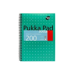 Pukka Pad Metallic Jotta Professional Notebooks, 6.9" x 9.8", College Ruled, 100 Sheets, Green, 3/Pack (8520-MET) Discount