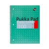 Pukka Pad Metallic 1-Subject Notebooks, 8" x 10.5", College Ruled, 100 Sheets, Green, 3/Pack (8795-MET) Discount