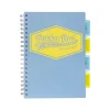 Pukka Pad Pastels 5-Subject Notebooks, 7" x 10", Ruled, 100 Sheets, Assorted Colors, 3/Pack (3032-PST) Sale