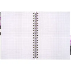 Pukka Pad Rochelle & Jess 5-Subject Notebook, 7.5" x 10", Graph-Ruled, 100 Sheets, Lilac, 3/Pack (9917-ROC) Discount