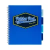 Pukka Pad Vision 5-Subject Notebooks, 8.5" x 11", Ruled, 100 Sheets, Bold Blue, 3/Pack (8866(BE)-VIS) Clearance