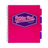 Pukka Pad Vision 5-Subject Notebooks, 8.5" x 11", Ruled, 100 Sheets, Deep Pink, 3/Pack (8866(PK)-VIS) Online