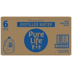 Bottled Water<Pure Life Distilled Water, 128 oz. Bottle, 6/Pack (NLE12532472X)
