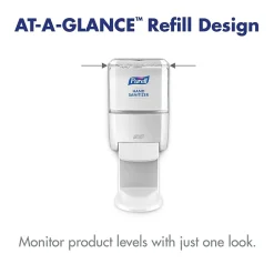 Purell Advanced 70% Alcohol Gel Hand Sanitizer Refill for ES4 Dispenser, Citrus Scent, 1200 mL, 2/Carton (5063-02)
