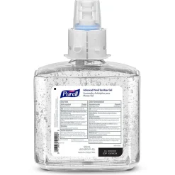 Purell Advanced 70% Alcohol Gel Hand Sanitizer Refill for ES6 Dispenser, 1200 mL, 2/Carton (6463-02)