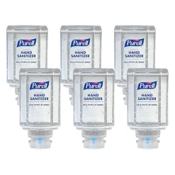 Purell Advanced 70% Alcohol Gel Hand Sanitizer Refill for ES1 Dispenser, 450 mL, 6/Carton (4450-06)