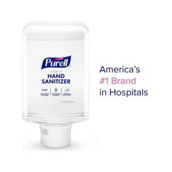 Purell Advanced 70% Alcohol Foaming Hand Sanitizer Refill for ES10 Dispenser, 1200 mL., 2/Carton (8351-02)