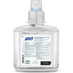 Purell Advanced 70% Alcohol Foaming Hand Sanitizer Refill for ES4 Dispenser, 1200 mL, 2/Carton (5051-02)