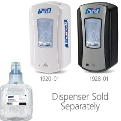 Purell Advanced 70% Alcohol Gel Hand Sanitizer Refill for LTX-12 Dispenser, 1200 mL., 2/Carton (1903-02)