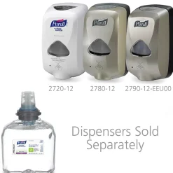 Purell Advanced 70% Alcohol Foaming Hand Sanitizer Refill for TFX, 1200 mL., 2/Carton (5391-02)