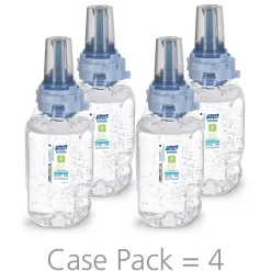 Purell Advanced Gel Hand Sanitizer Refill for ADX 7 Dispenser, 700 mL., 4/Carton (8703-04)
