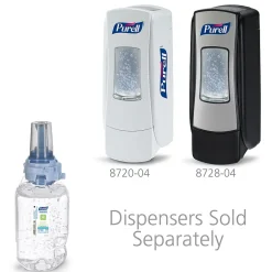 Purell Advanced Gel Hand Sanitizer Refill for ADX 7 Dispenser, 700 mL., 4/Carton (8703-04)