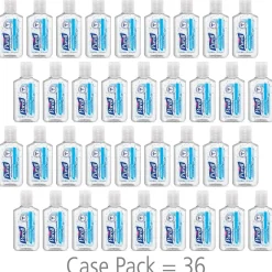 Purell Advanced Gel Hand Sanitizer, Clean Scent, 1 oz., 36/Carton (3901-36-BWL)