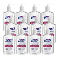 Purell Advanced Prime Defense 85% Alcohol Gel Hand Sanitizer, 12 oz., 12/Carton (3699-12 CT)