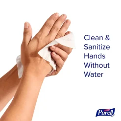 Purell Cottony Soft 62% Alcohol Hand Sanitizing Wipes, 480 Wipes/Carton, 480/Carton (9025-12)