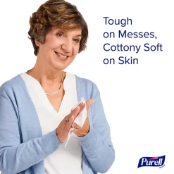 Purell Cottony Soft 62% Alcohol Hand Sanitizing Wipes, 480 Wipes/Carton, 480/Carton (9025-12)